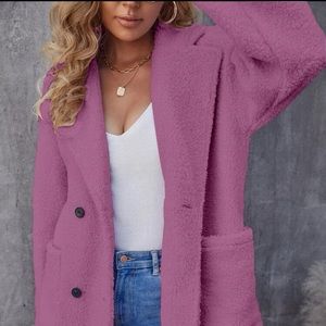 SHEIN teddy coat